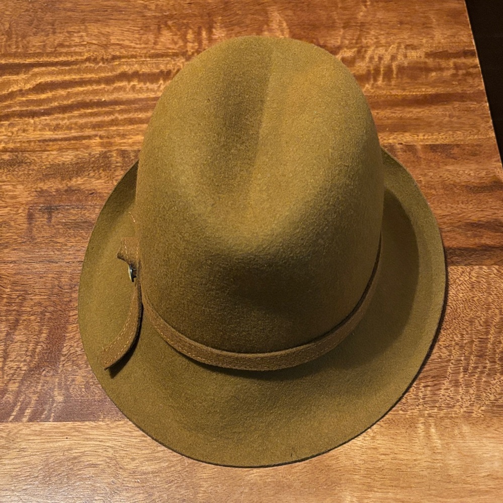Diesel Men's Olive Fedora Hat